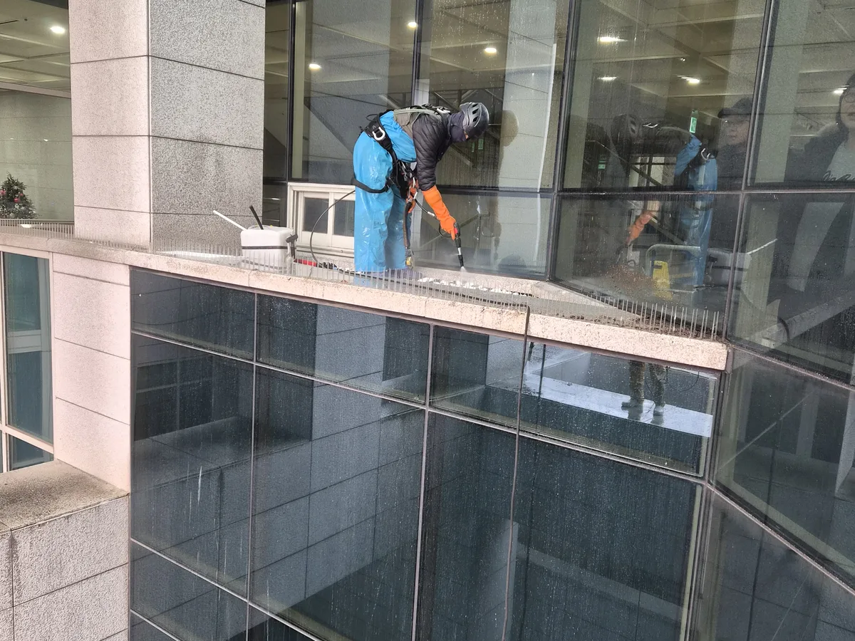 담양군 가사문학면 건물 복도·대기 동선 야간 위생청소 사례 - 행진크린