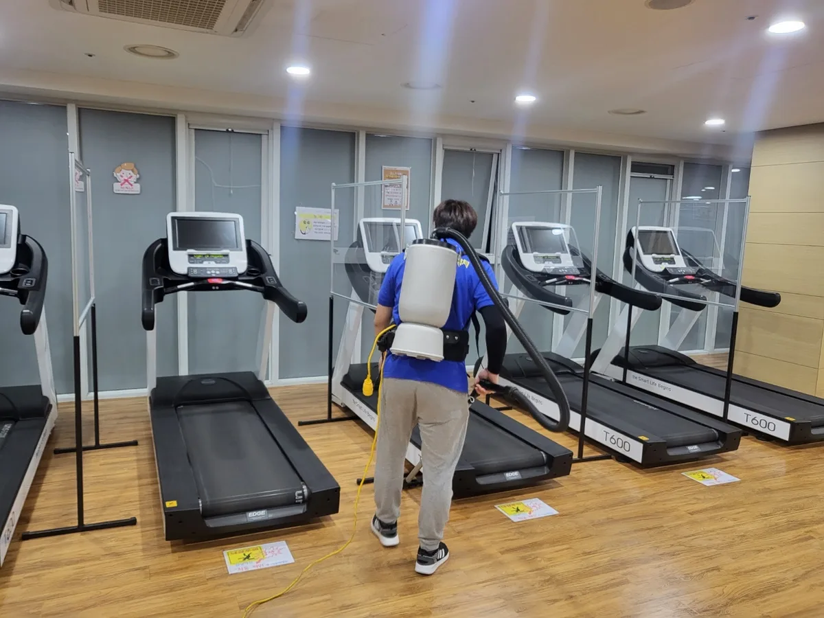 담양군 용면 헬스장 탕비실 직원 휴게공간 위생청소 사례 - 행진크린